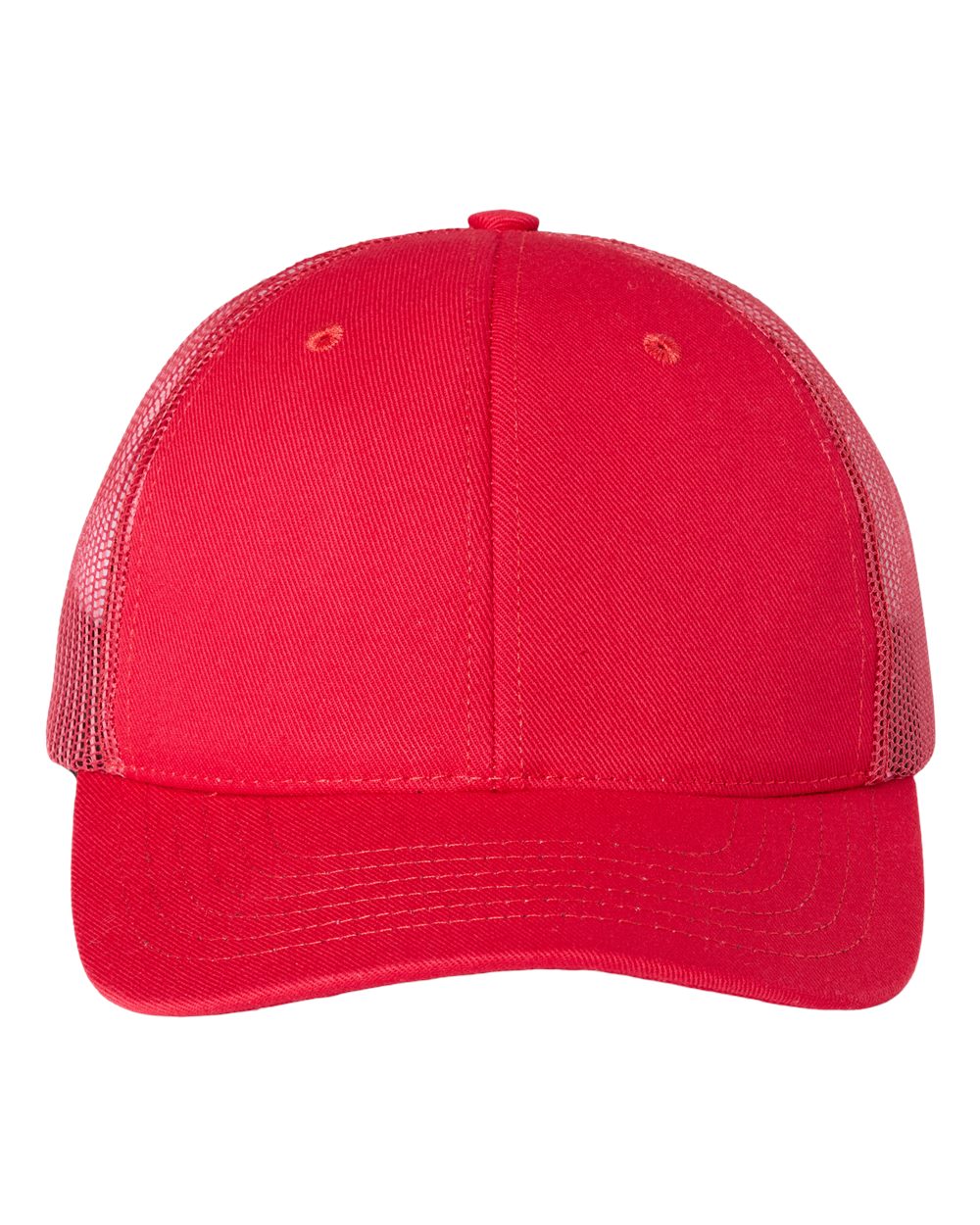 USA-Made Trucker Cap - Front - B99395700 - Red