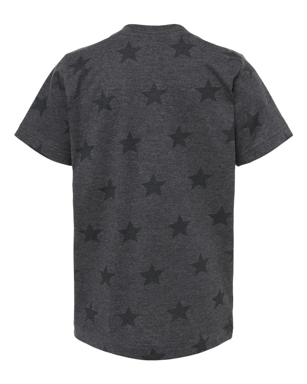 Youth Star Print Tee - Back - B04538502 - Smoke Star