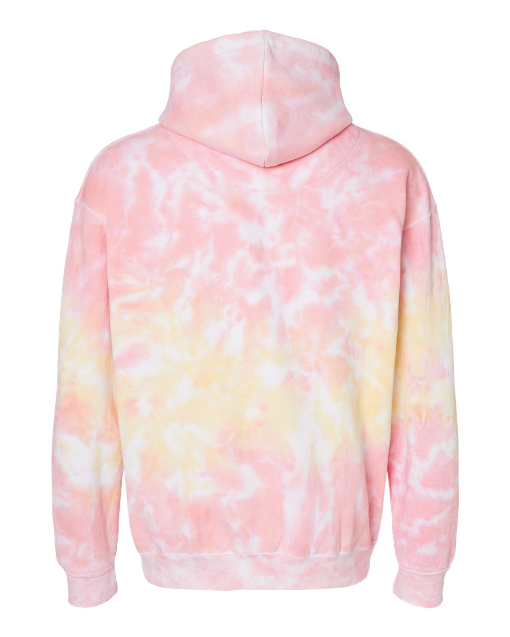 Unisex Tie-Dyed Hooded Sweatshirt - Back - B10602264 - Funnel Cake