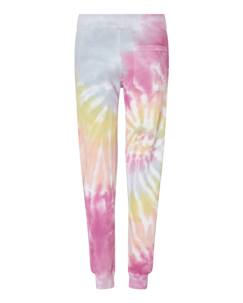 Unisex Tie-Dyed Joggers - Back - B10702273 - Desert Rose