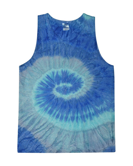 Unisex Tie-Dyed Tank Top - styleImage