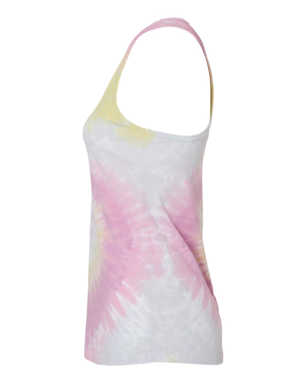 Women's Tie-Dyed Racerback Tank Top - DirectSide - B11602272 - Desert Rose