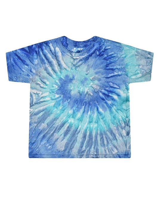 Toddler Tie-Dyed T-Shirt - Front - B12002003 - Blue Jerry