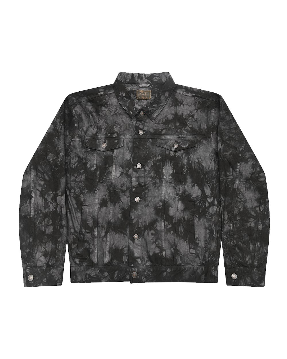 Unisex Tie-Dyed Denim Jacket - styleImage
