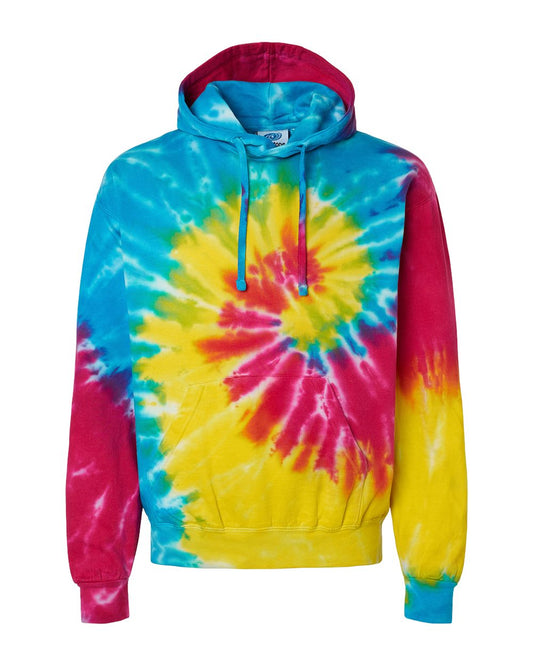 Youth Tie-Dyed Hooded Sweatshirt - styleImage