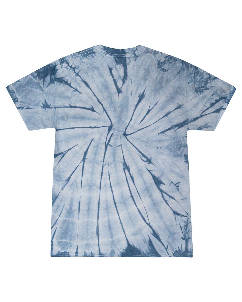 Unisex Multi-Color Tie-Dyed T-Shirt - Back - B13902133 - Spider Denim