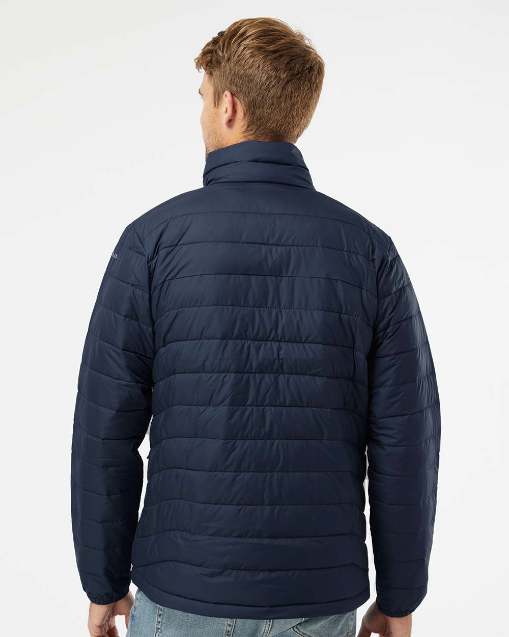 Men's Powder Lite™ II Jacket - OnModelBack - B02724653 - Collegiate Navy