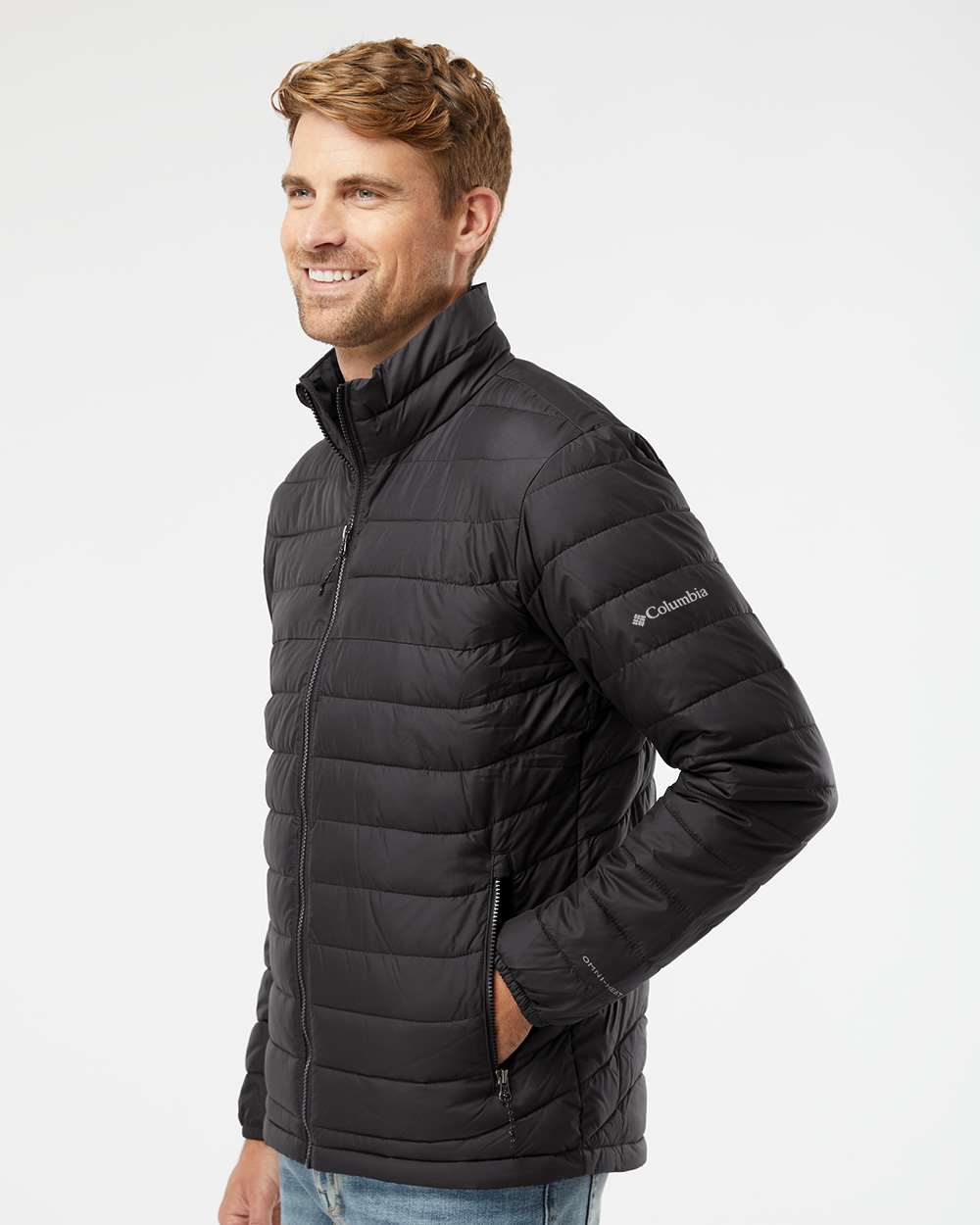 Men's Powder Lite™ II Jacket - OnModelSide - B02724503 - Black