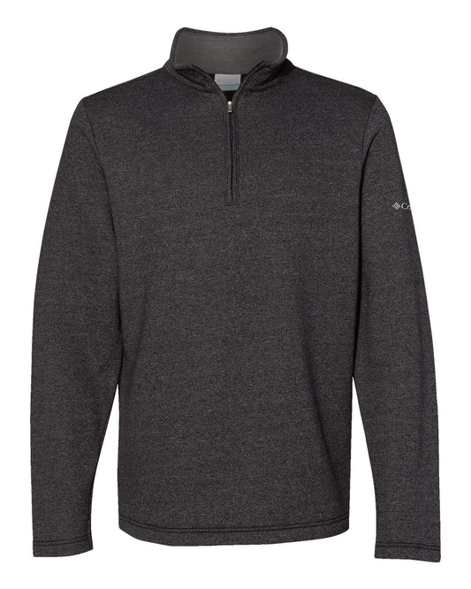 Men's Great Hart Mountain™ III Half-Zip Pullover - Front - B09324503 - Black Heather
