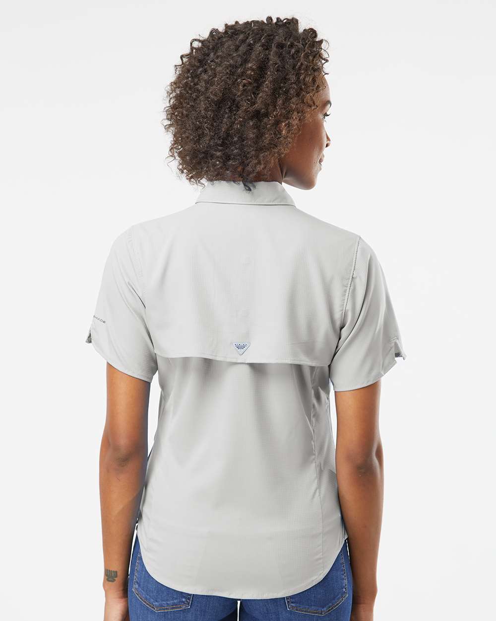 Women's PFG Tamiami™ II Short Sleeve Shirt - OnModelBack - B14124592 - Cool Grey