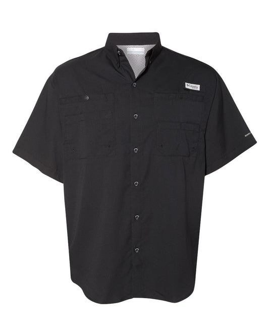 Men's PFG Tamiami™ II Short Sleeve Shirt - Front - B14324503 - Black