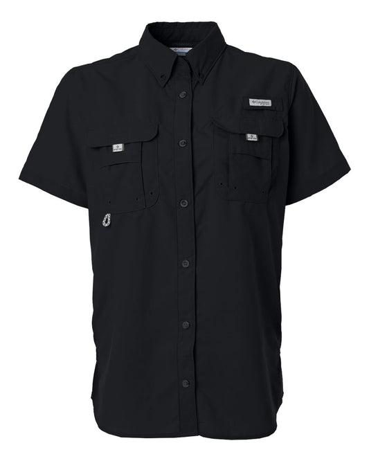 Women's PFG Bahama™ Short Sleeve Shirt - Front - B14724502 - Black