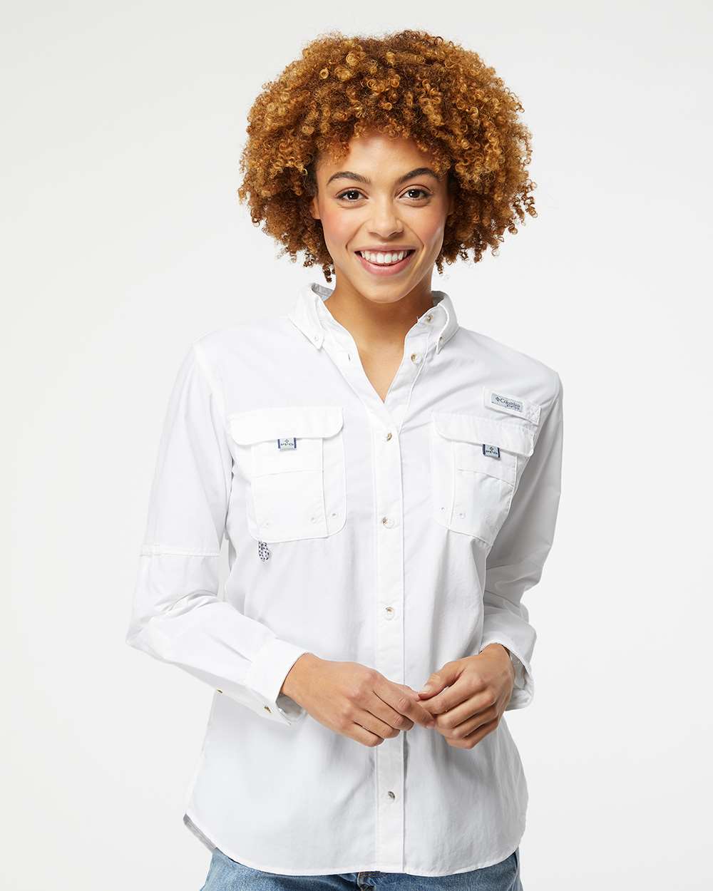 Women's PFG Bahama™ Shirt - OnModelFront - B14824002 - White