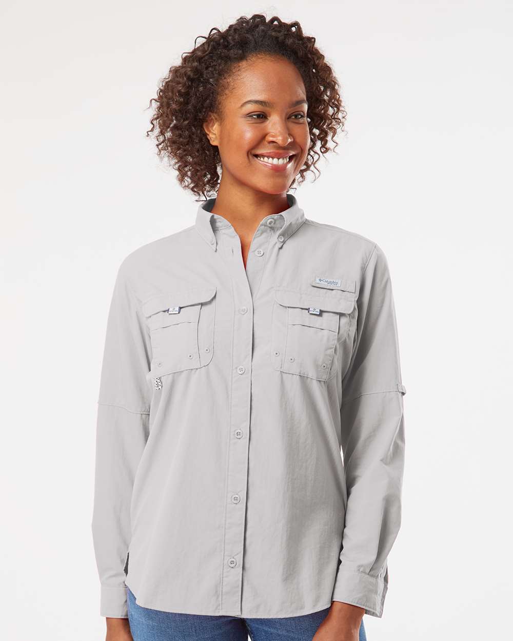 Women's PFG Bahama™ Shirt - OnModelFront - B14824092 - Cool Grey