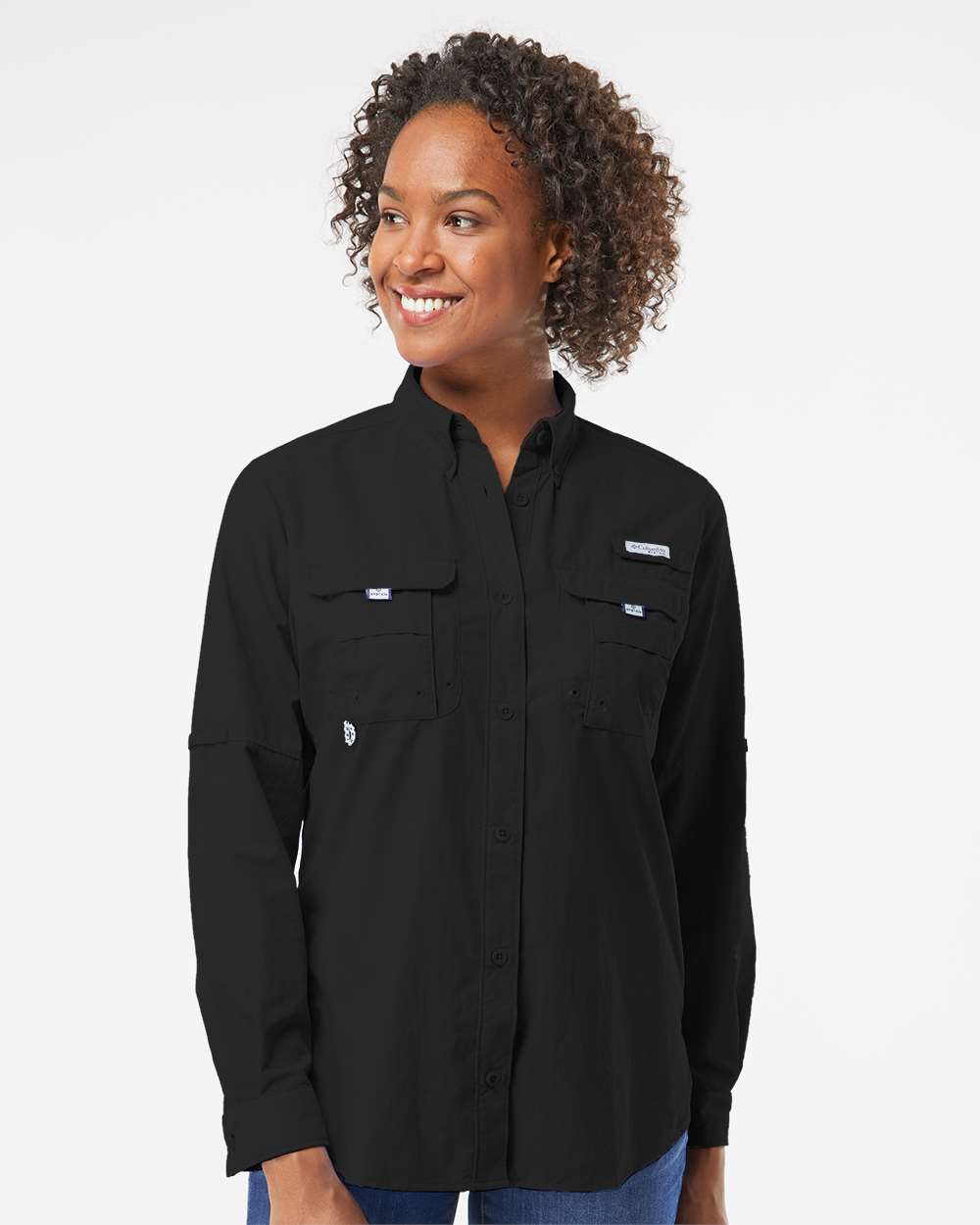 Women's PFG Bahama™ Shirt - OnModelFront - B14824502 - Black