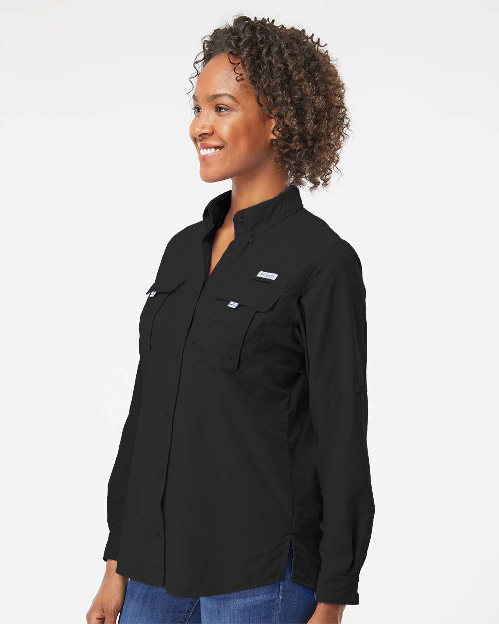 Women's PFG Bahama™ Shirt - OnModelSide - B14824502 - Black