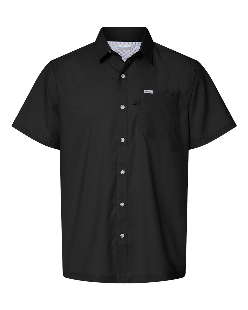 Men's PFG Slack Tide™ Camp Shirt - Front - B15824503 - Black