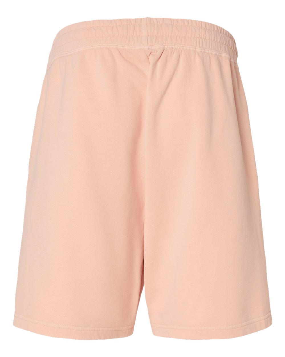 Unisex Garment-Dyed Lightweight Fleece Sweat Shorts - Back - B01008663 - Peachy