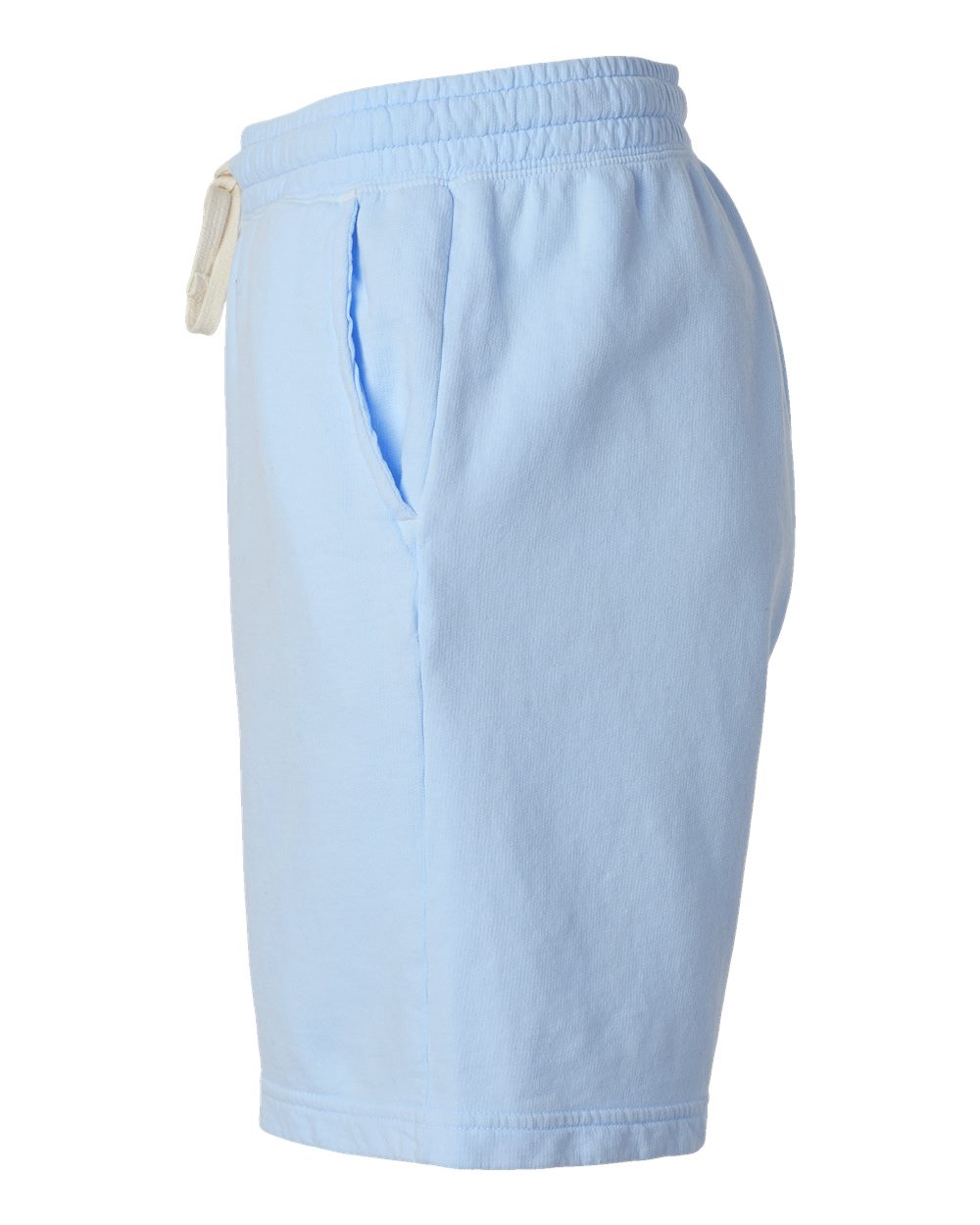 Unisex Garment-Dyed Lightweight Fleece Sweat Shorts - DirectSide - B01008303 - Hydrangea