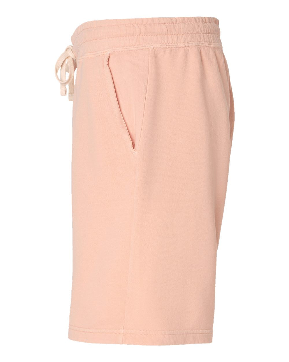Unisex Garment-Dyed Lightweight Fleece Sweat Shorts - DirectSide - B01008663 - Peachy