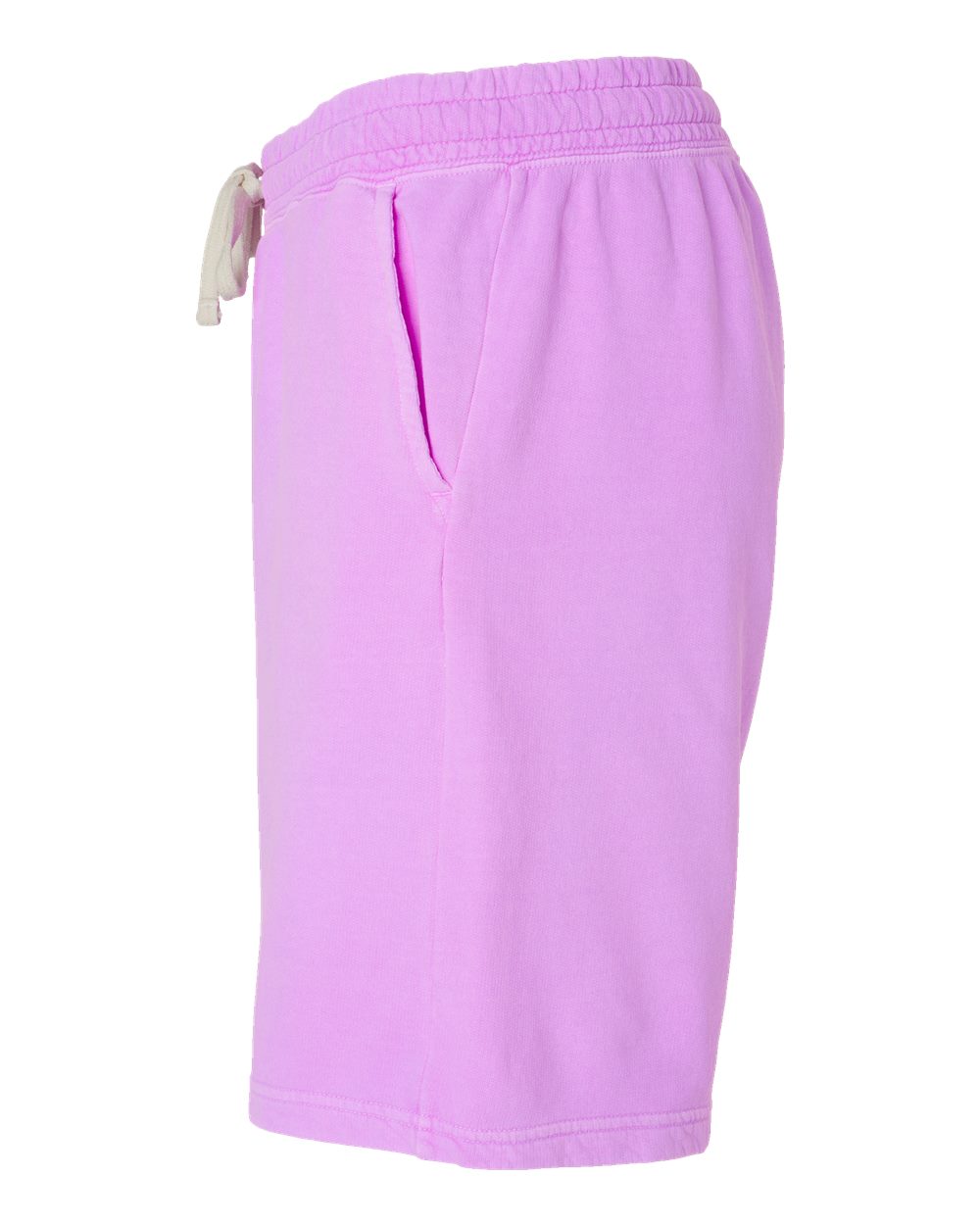 Unisex Garment-Dyed Lightweight Fleece Sweat Shorts - DirectSide - B01008673 - Neon Violet