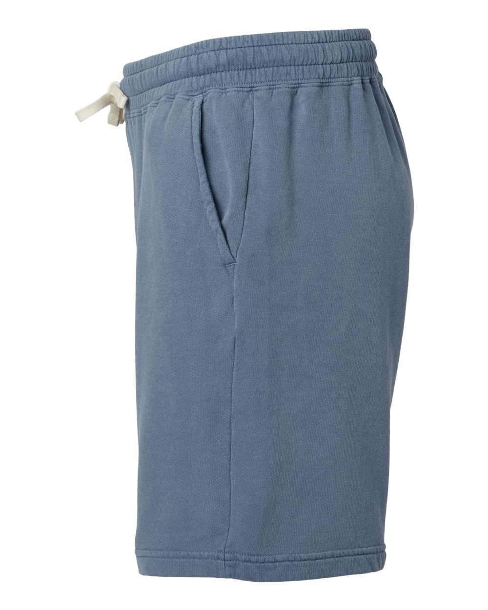 Unisex Garment-Dyed Lightweight Fleece Sweat Shorts - DirectSide - B01008983 - Blue Jean