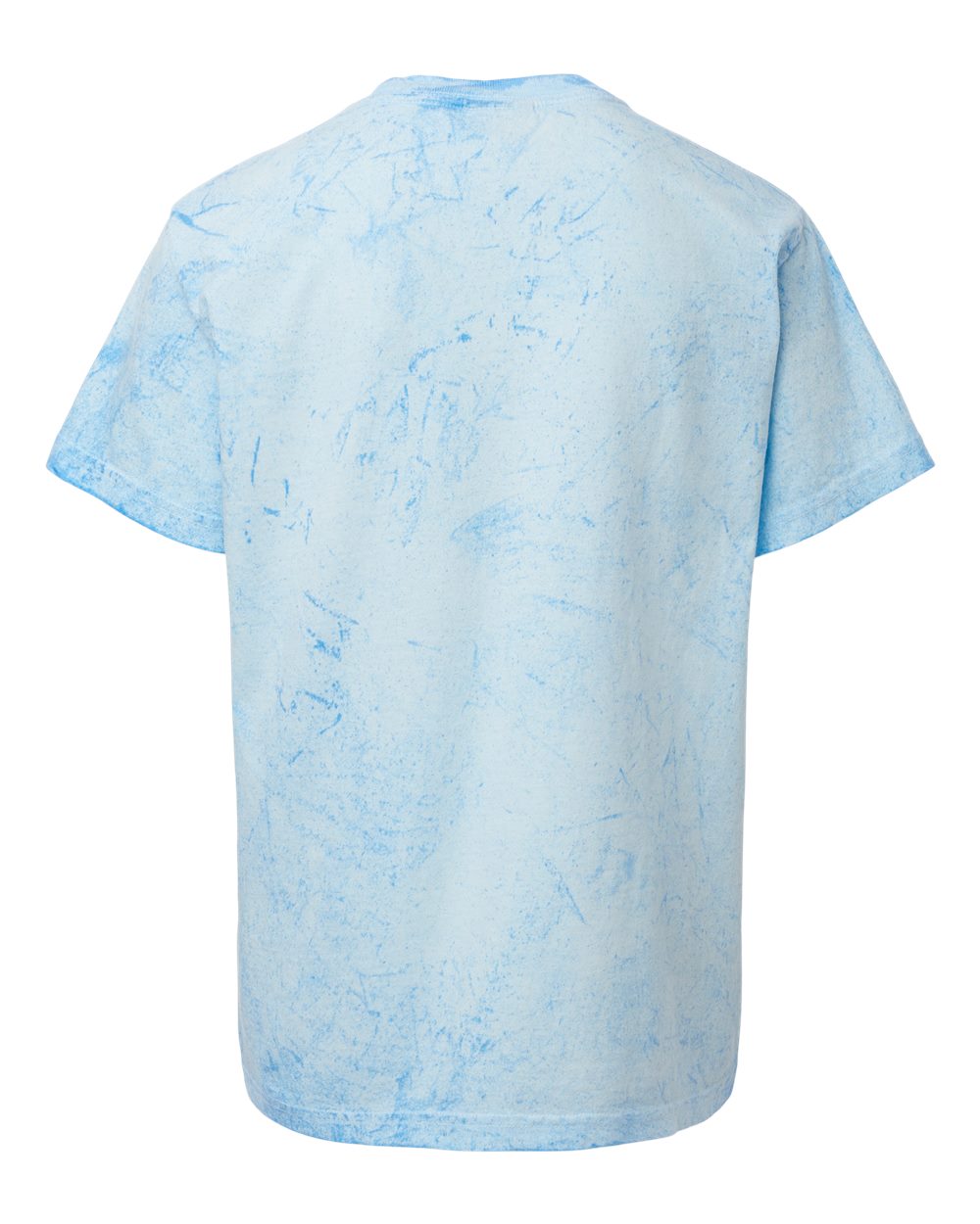 Youth Colorblast™ Heavyweight T-Shirt - Back - B00208252 - Fiji Blue