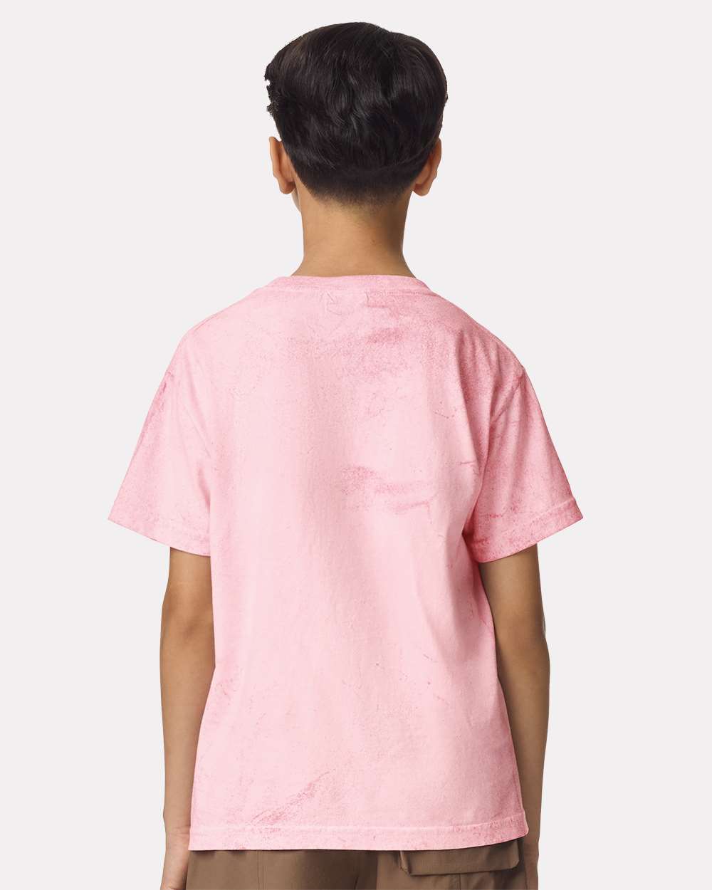 Youth Colorblast™ Heavyweight T-Shirt - OnModelBack - B00208302 - Hibiscus
