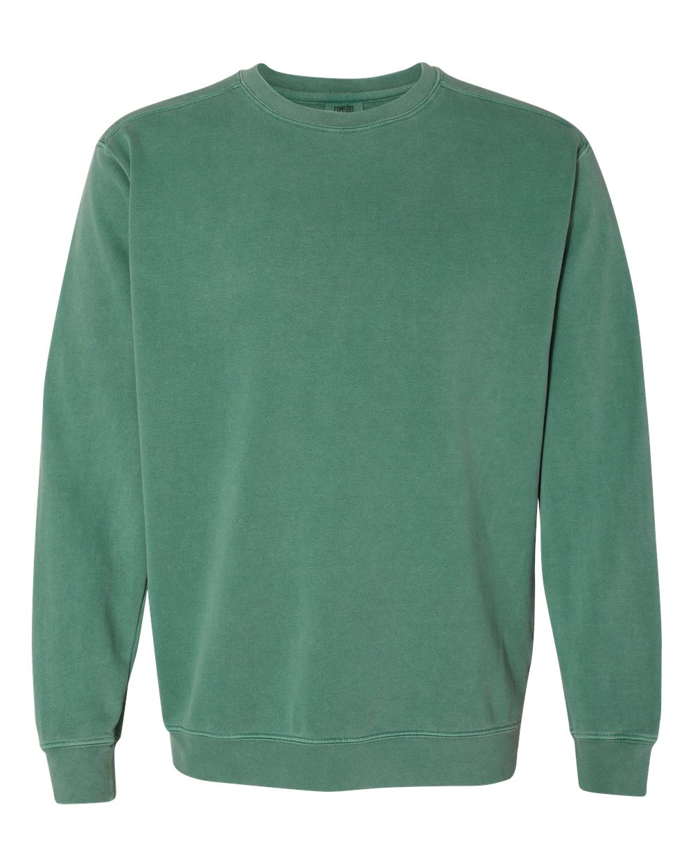 Unisex Garment-Dyed Sweatshirt - Front - B23808193 - Light Green