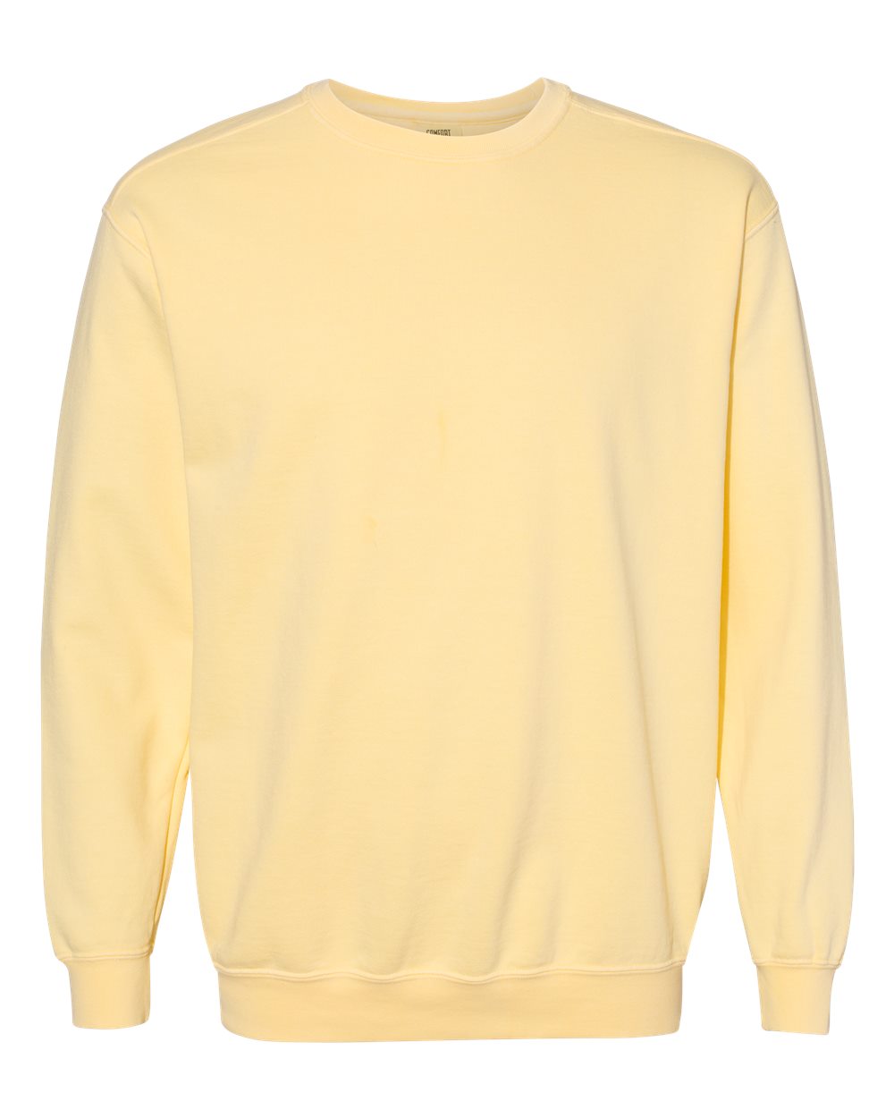 Unisex Garment-Dyed Sweatshirt - Front - B23808413 - Butter