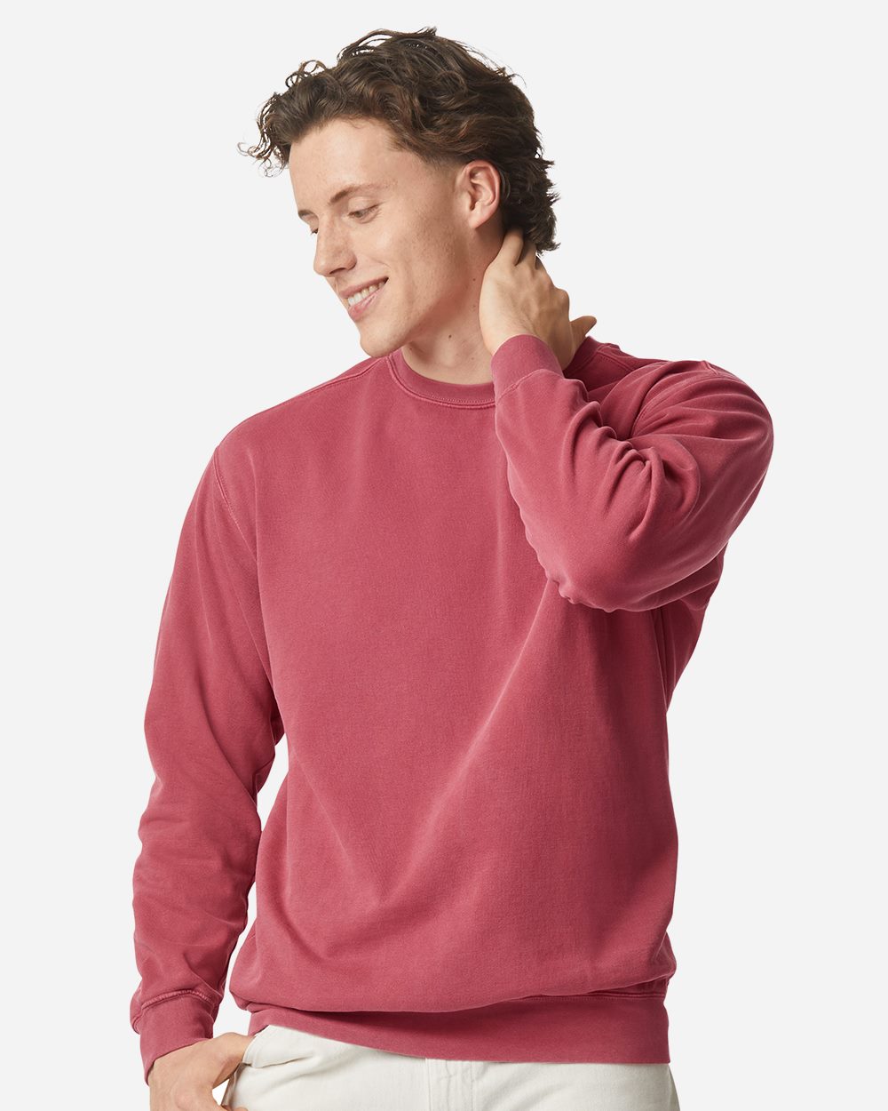 Unisex Garment-Dyed Sweatshirt - styleImage