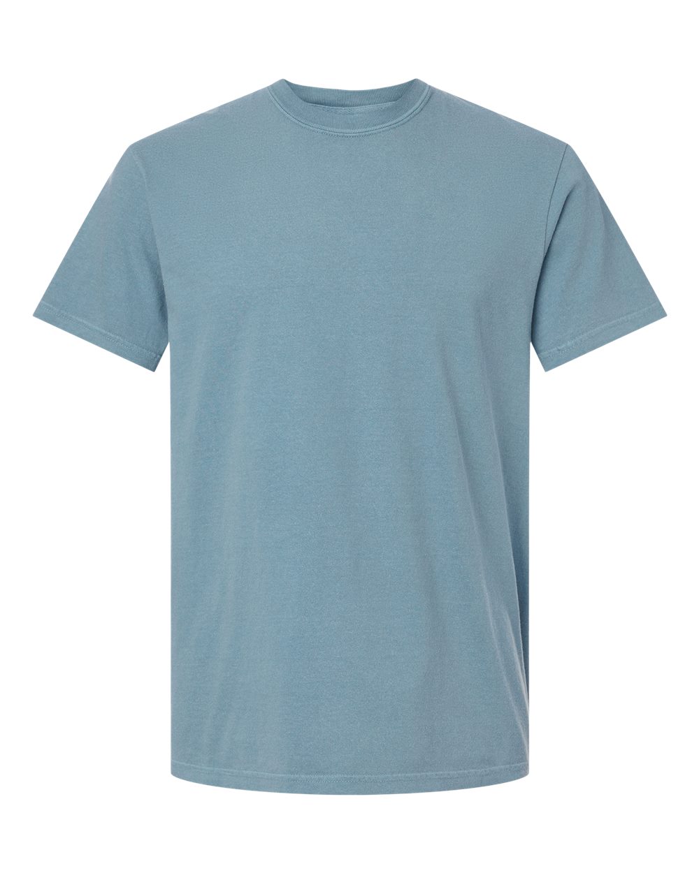 Garment-Dyed Heavyweight T-Shirt - Front - B00708373 - Ice Blue