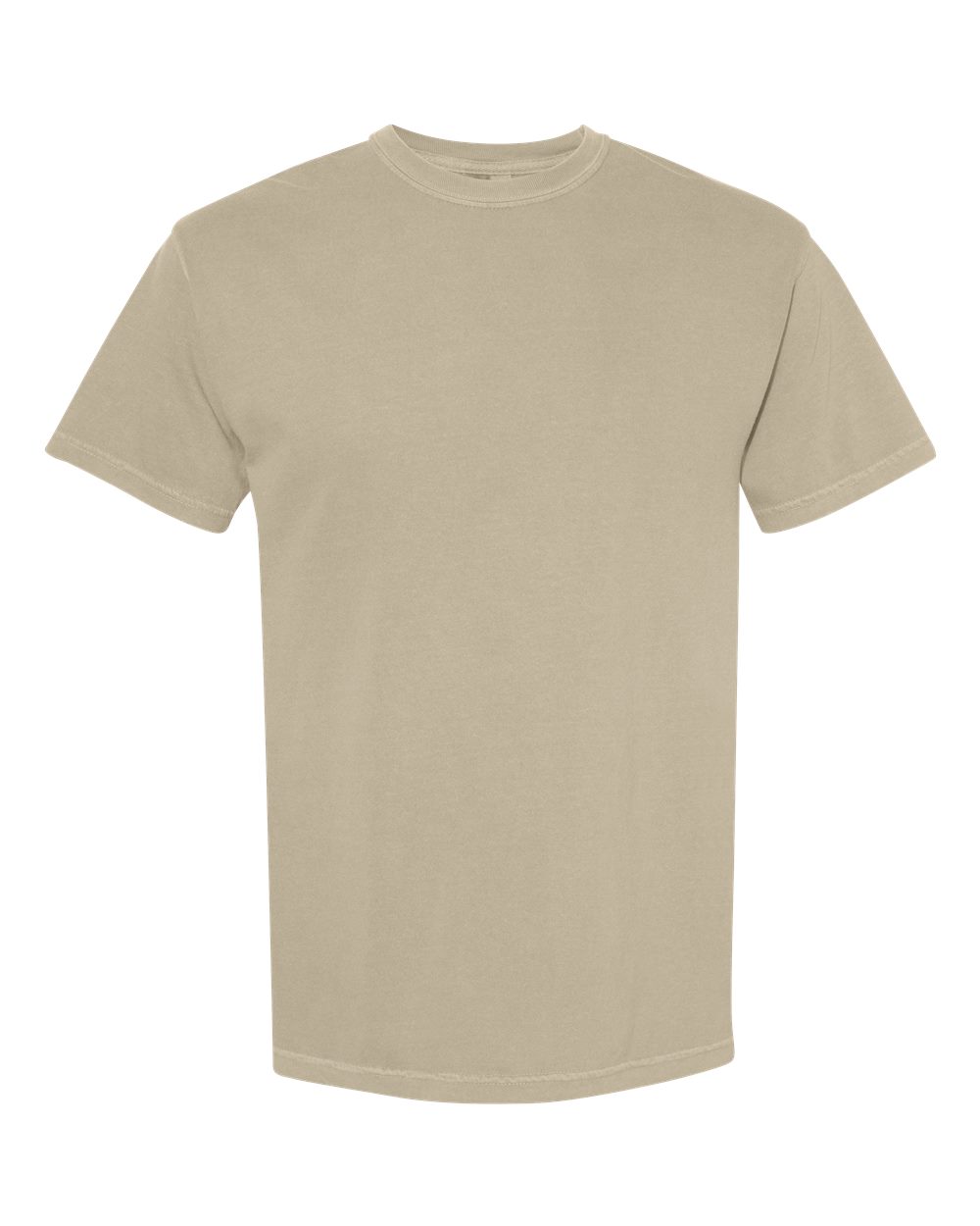 Garment-Dyed Heavyweight T-Shirt - Front - B00708773 - Khaki