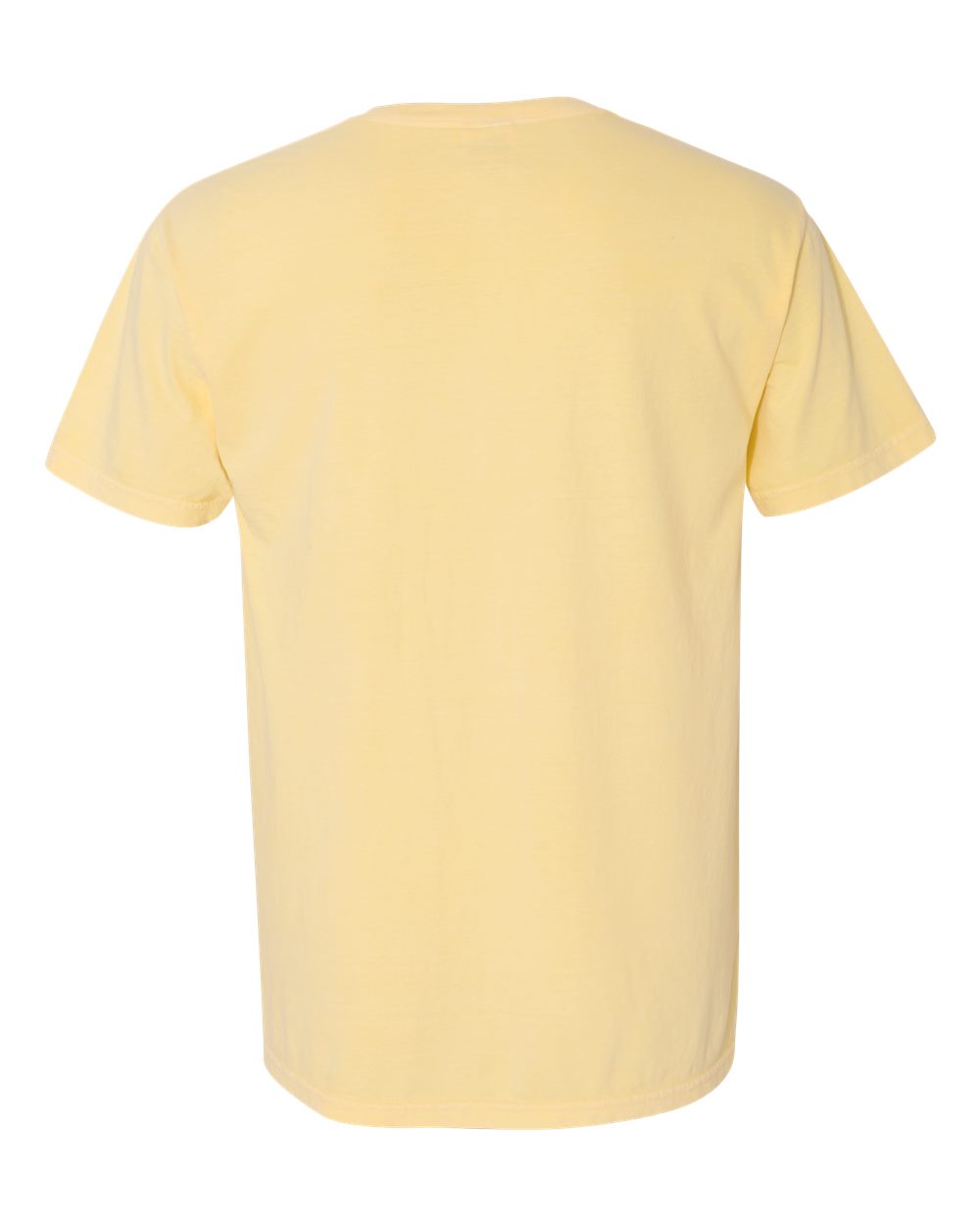 Garment-Dyed Heavyweight Pocket T-Shirt - Back - B08508413 - Butter