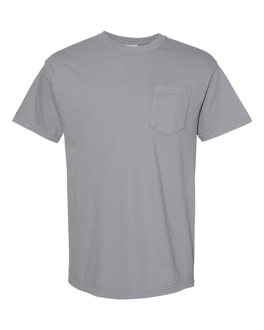 Garment-Dyed Heavyweight Pocket T-Shirt - Front - B08508593 - Granite