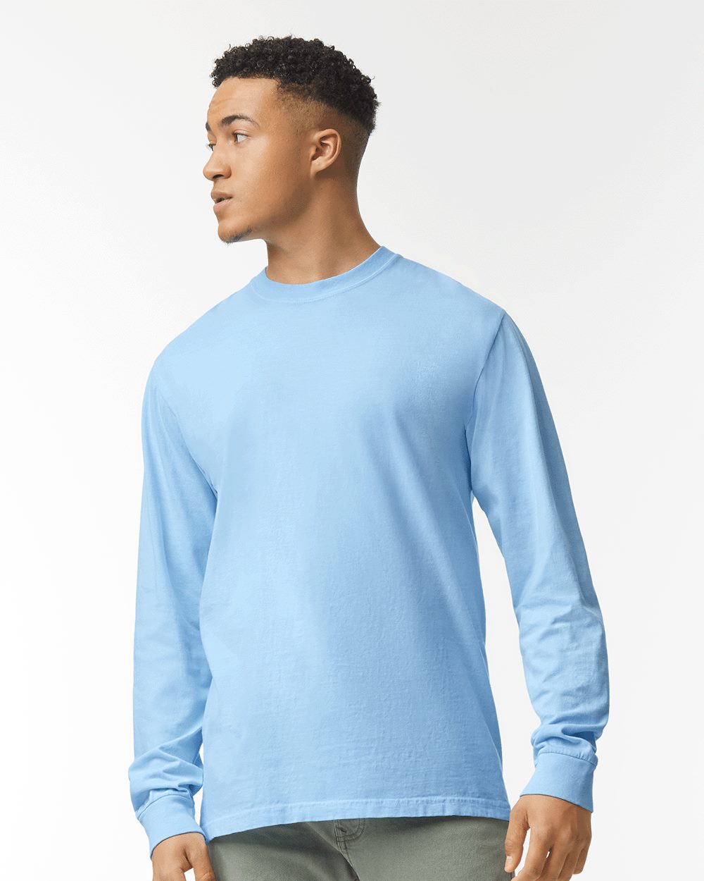 Garment-Dyed Heavyweight Long Sleeve T-Shirt - styleImage