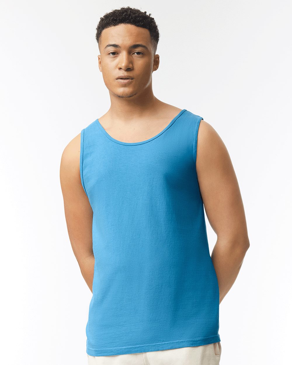 Garment-Dyed Heavyweight Tank Top - styleImage