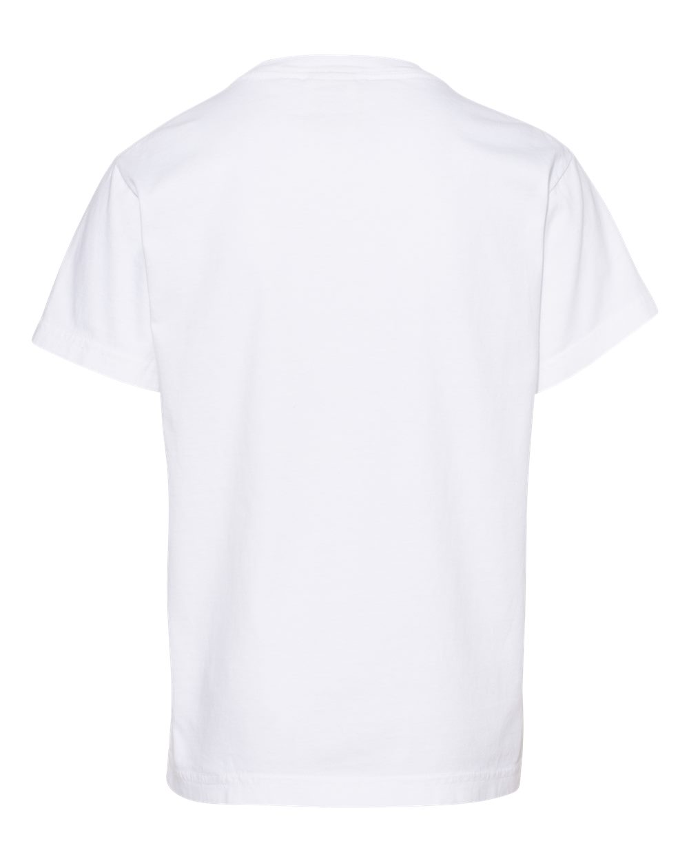 Youth Garment-Dyed Heavyweight T-Shirt - Back - B31608001 - White
