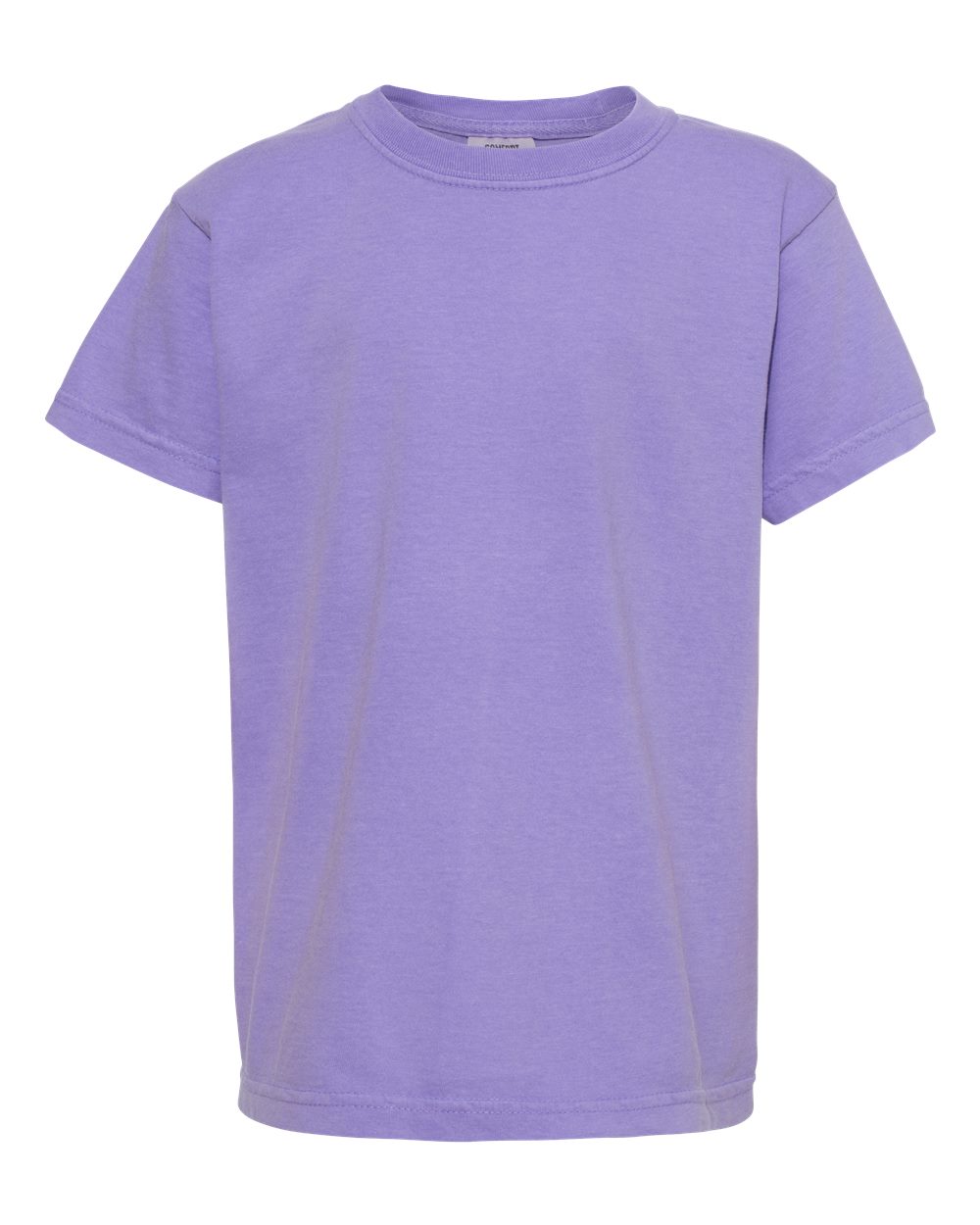 Youth Garment-Dyed Heavyweight T-Shirt - Front - B31608572 - Violet