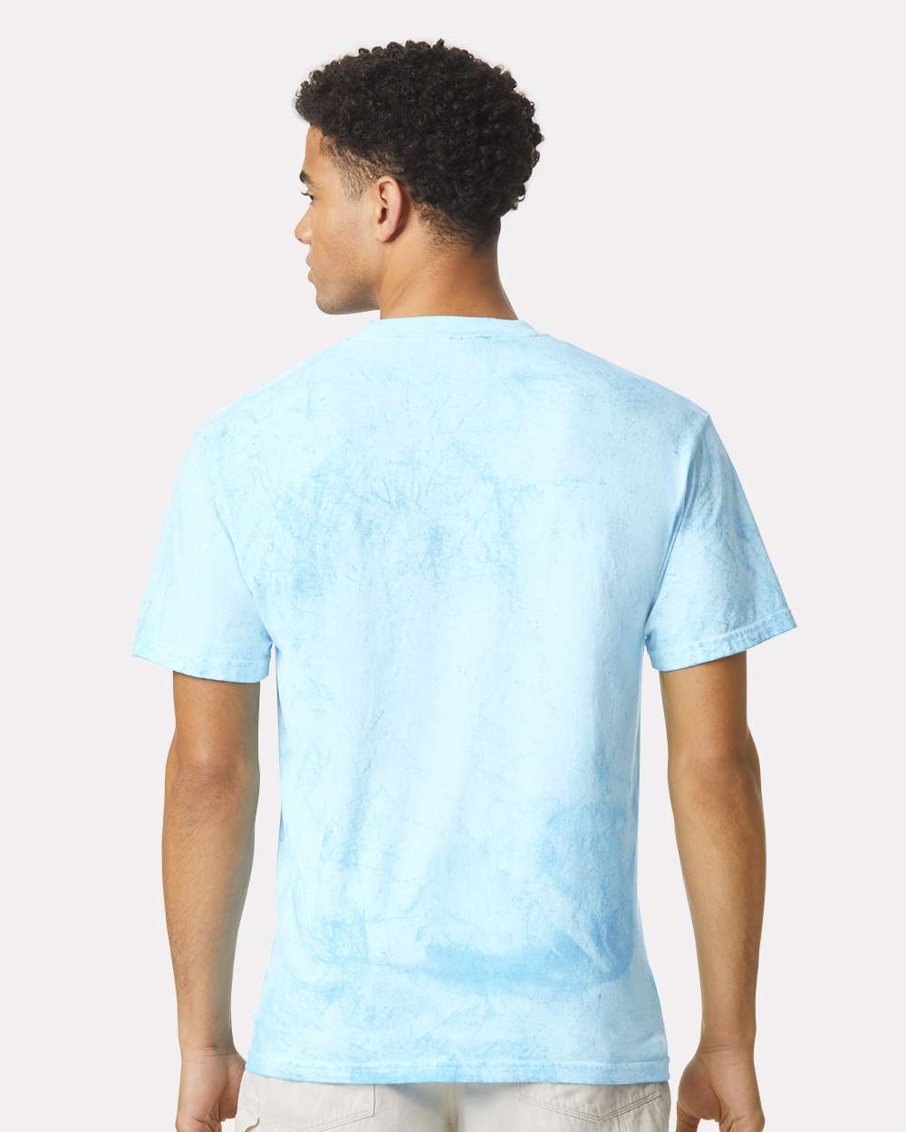 Colorblast™ Heavyweight T-Shirt - OnModelBack - B23108263 - Fiji Blue