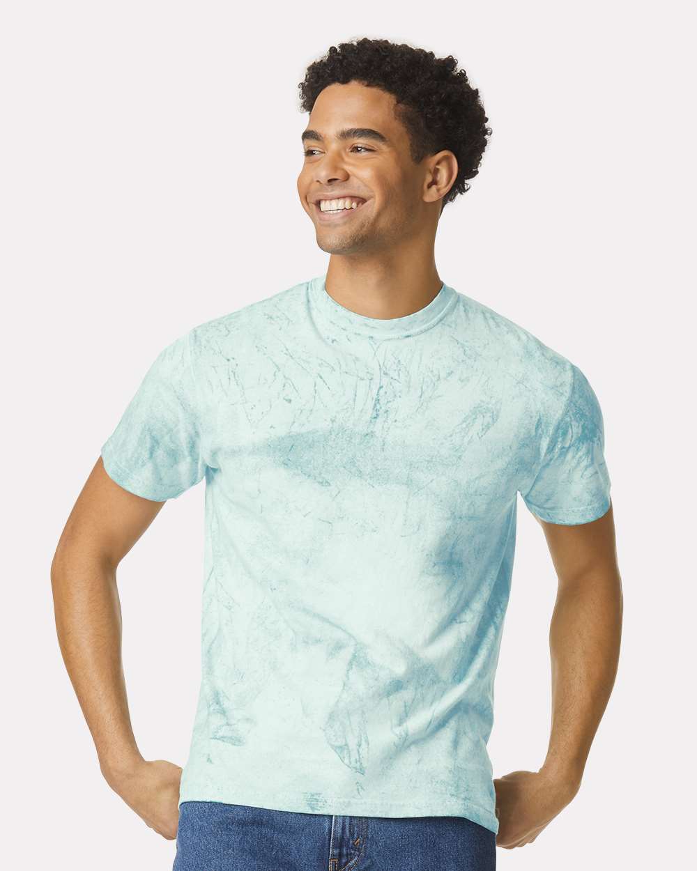 Colorblast™ Heavyweight T-Shirt - OnModelFront - B23108253 - Seaglass