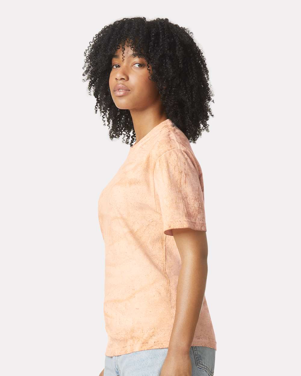 Colorblast™ Heavyweight T-Shirt - OnModelSide - B23108663 - Umber