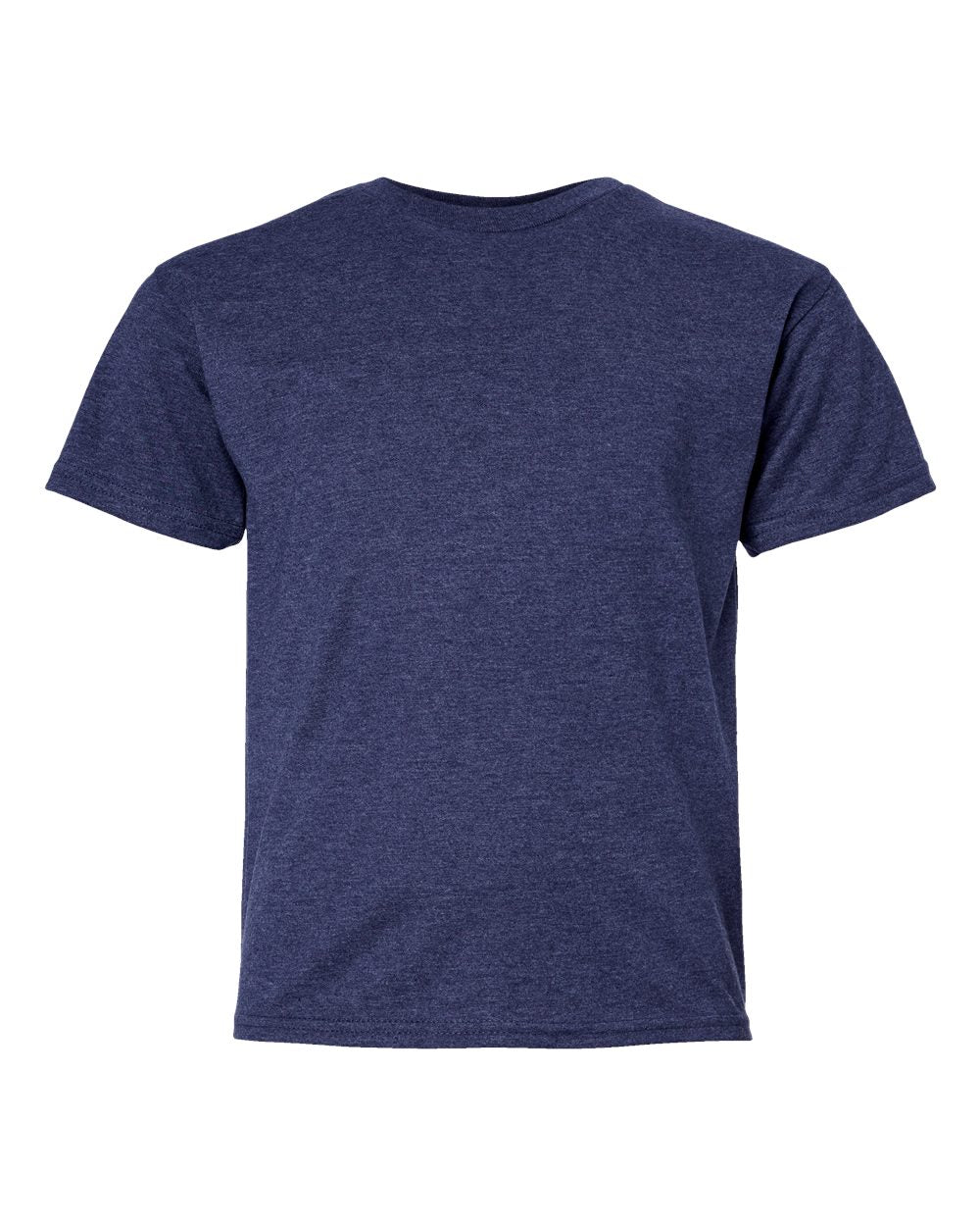 Youth Perfect-T T-Shirt - Front - B00400682 - Heather Navy