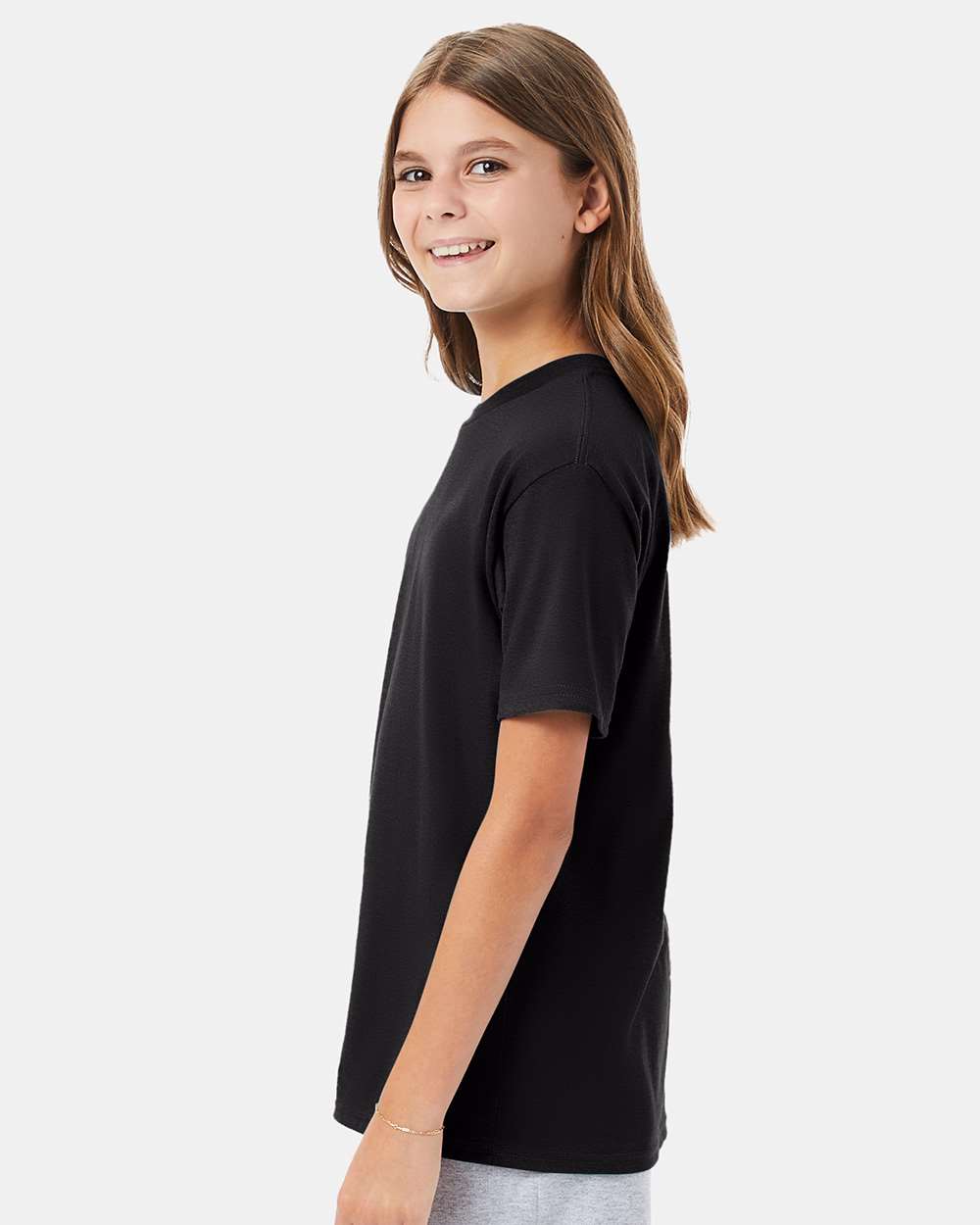 Youth Perfect-T T-Shirt - OnModelSide - B00400502 - Black