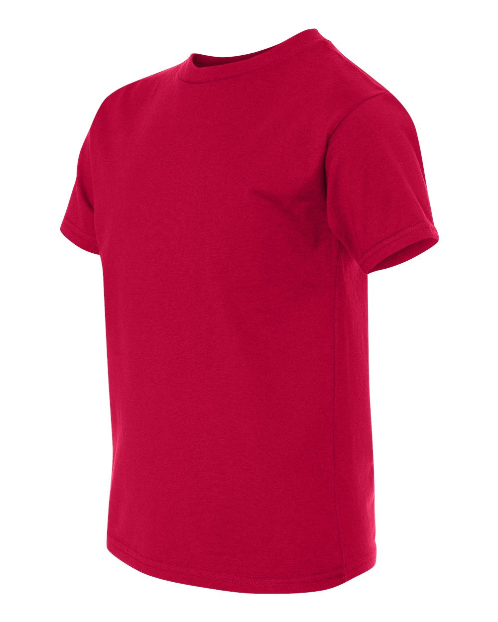 Youth Perfect-T T-Shirt - Side - B00400222 - Deep Red