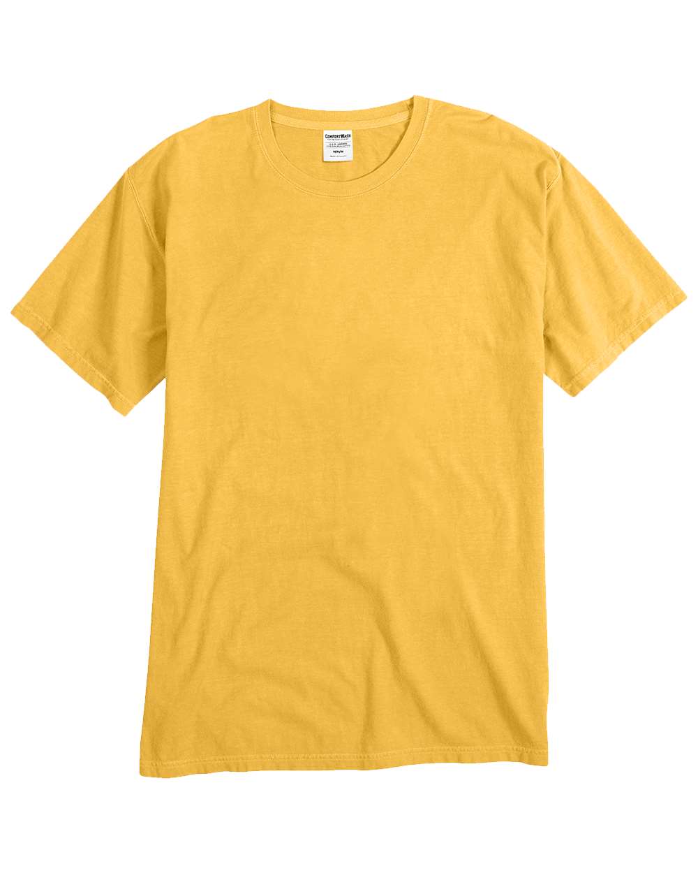 Men's Garment-Dyed T-Shirt - Front - B35100123 - Butterscotch