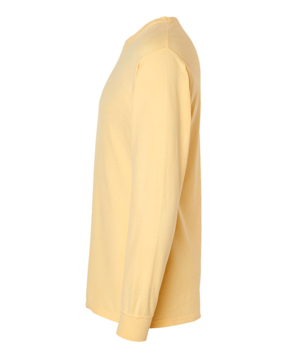 Unisex Garment-Dyed Long Sleeve T-Shirt - DirectSide - B35300403 - Summer Squash Yellow