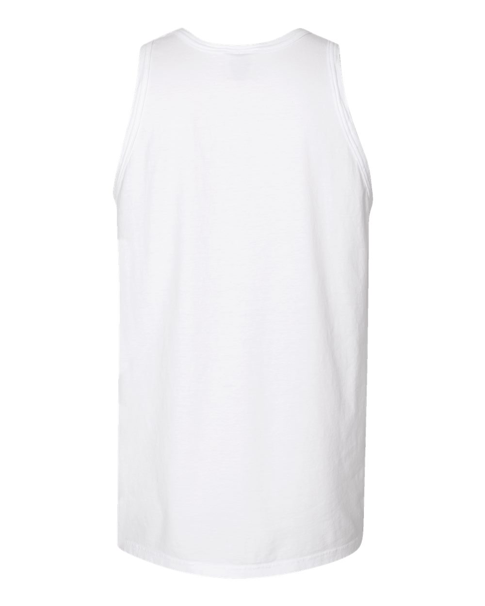Unisex Garment-Dyed Unisex Tank Top - Back - B35600005 - White