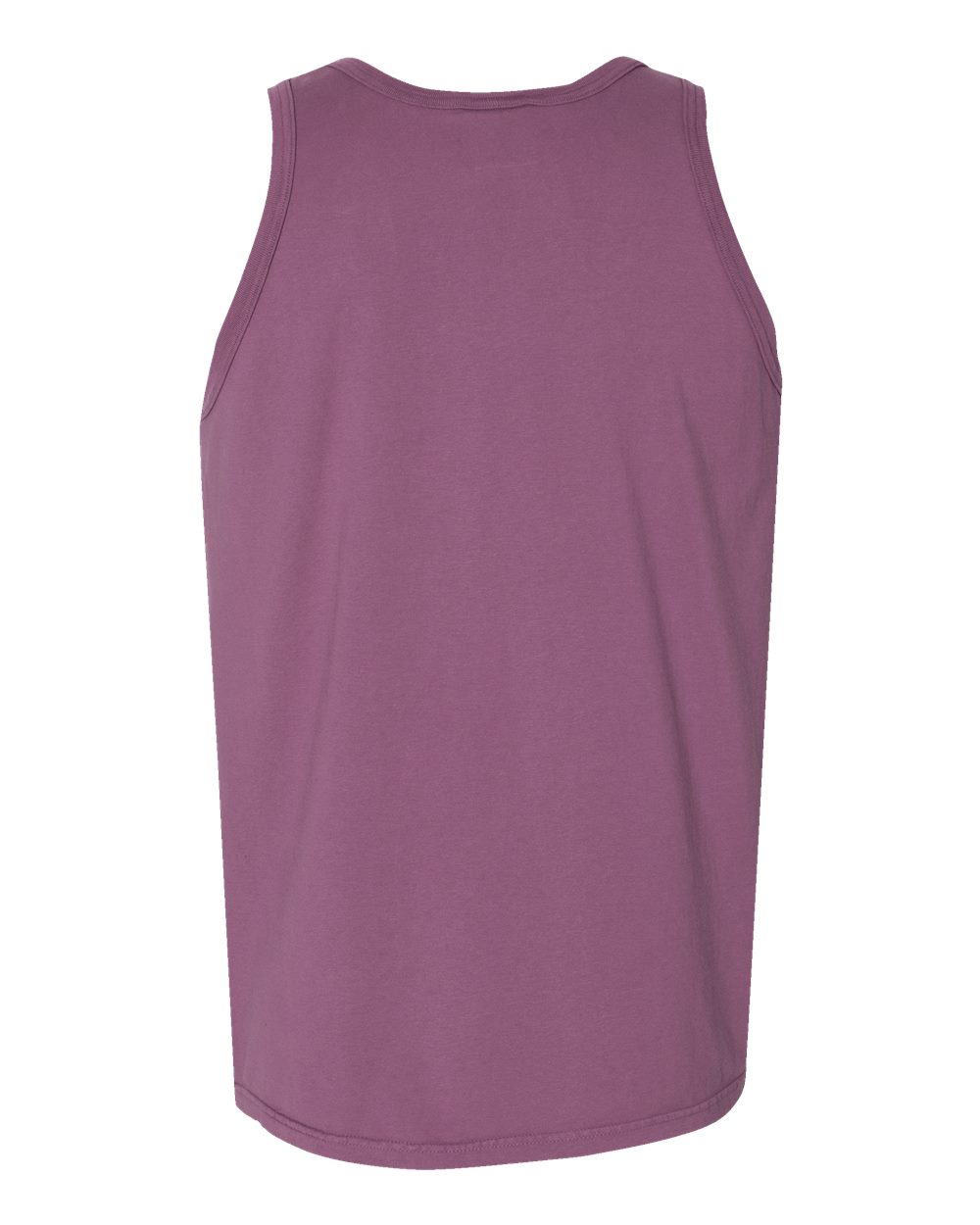 Unisex Garment-Dyed Unisex Tank Top - Back - B35600673 - Purple Plum Raisin