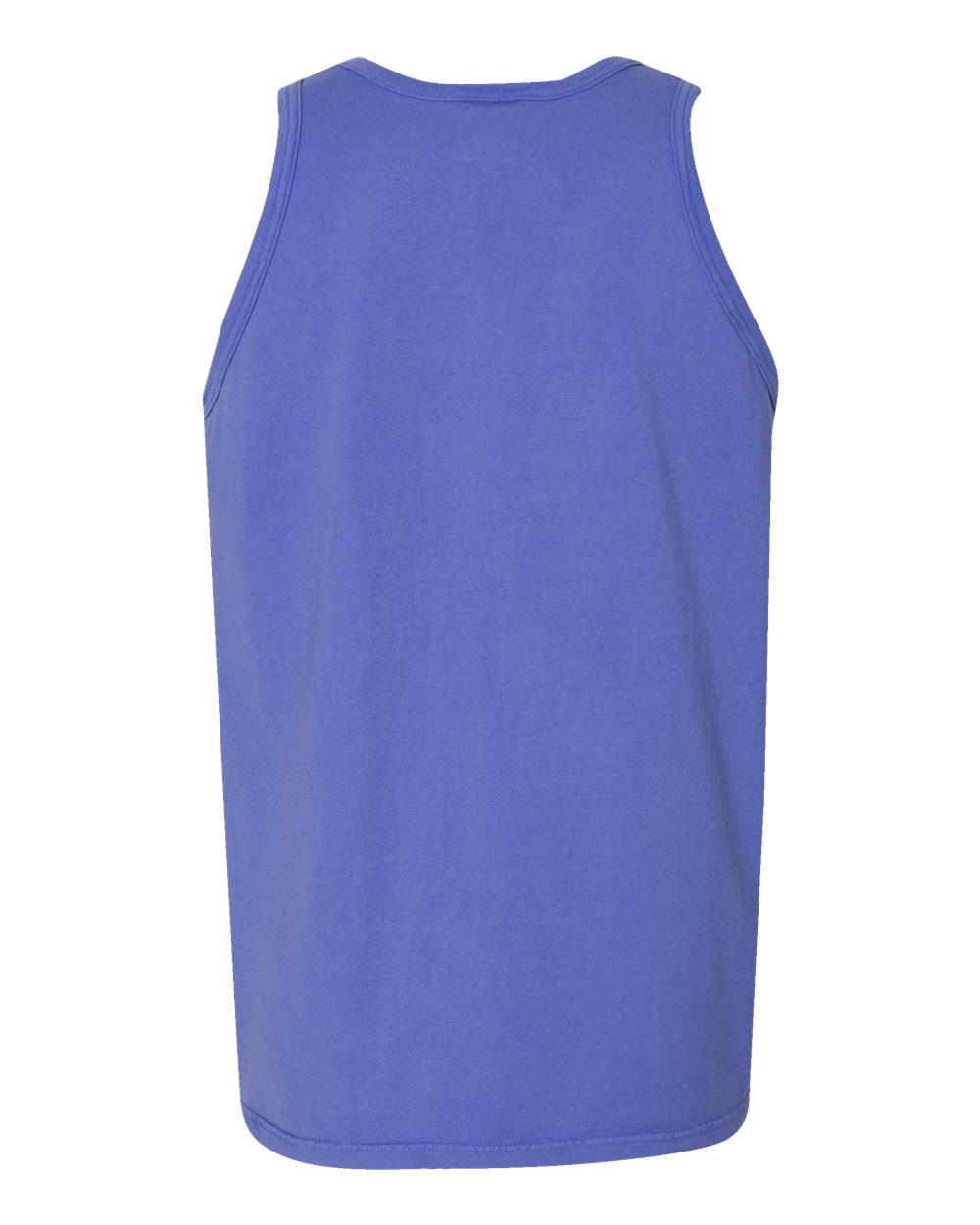 Unisex Garment-Dyed Unisex Tank Top - Back - B35600814 - Deep Forte Blue